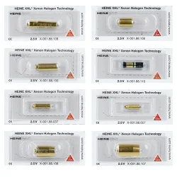 HEINE XHL xenon halogeenlampen Halogeenlamp voor HEINE mini 3000 Clip lamp - 2,5 V